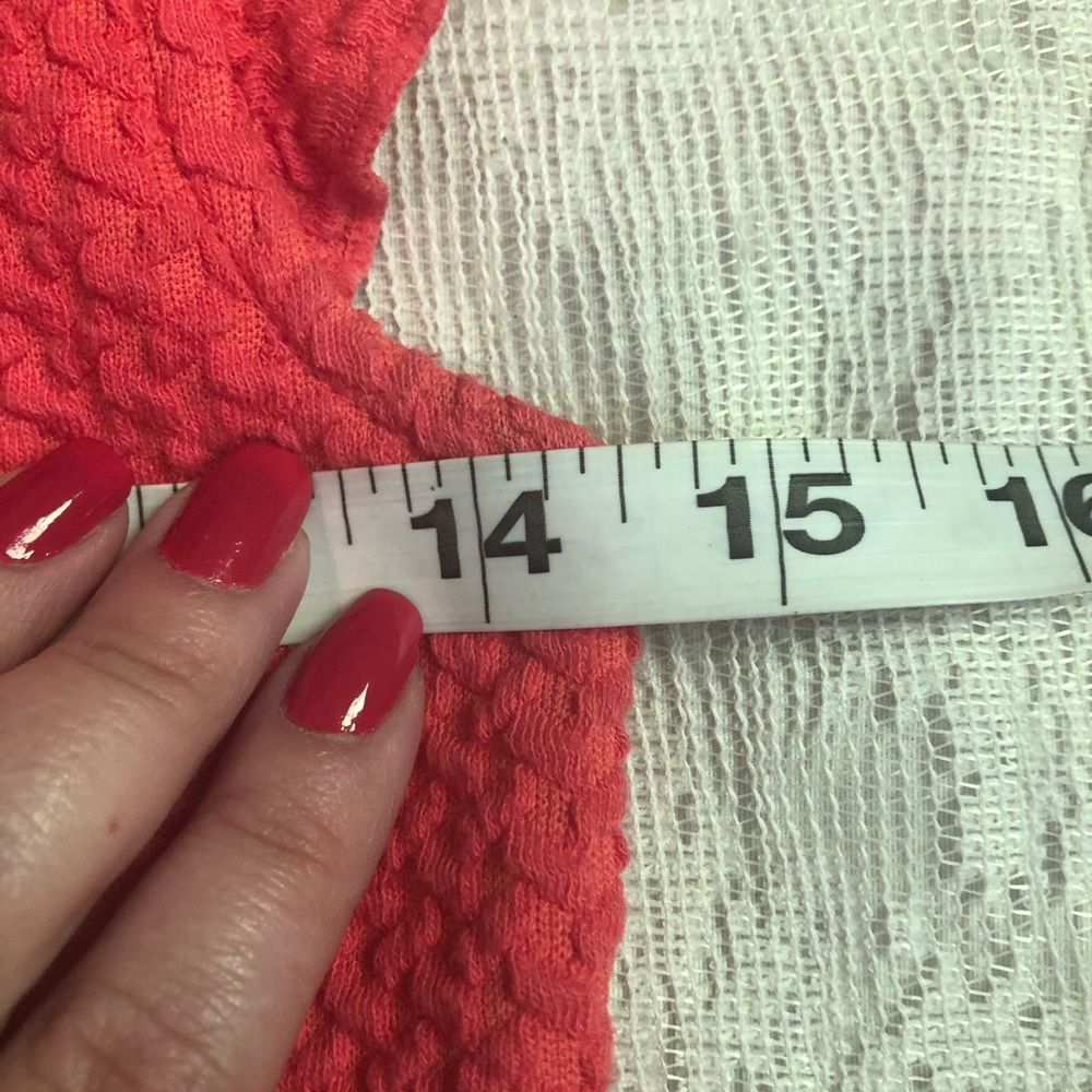 Anthro Postmark textured ruffle peplum top - Picture 5 of 8